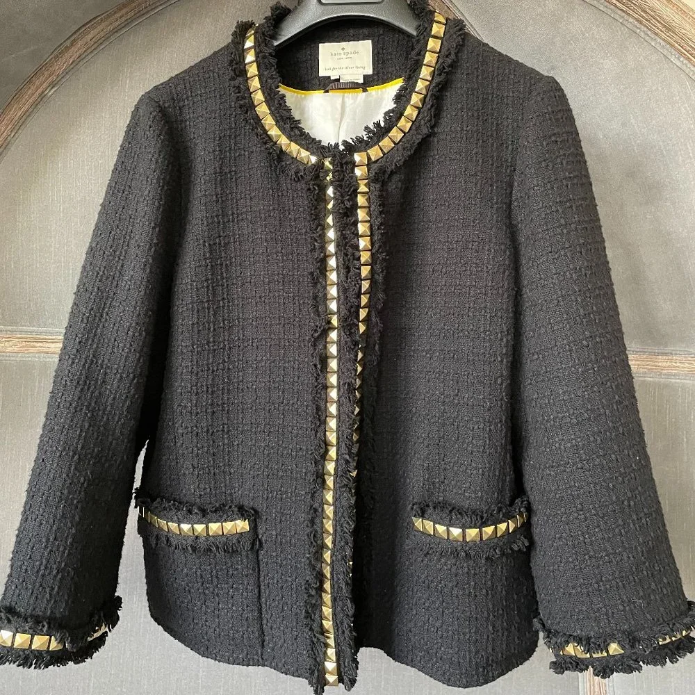 Kate Spade Twill Jacket - Picture 1 of 7